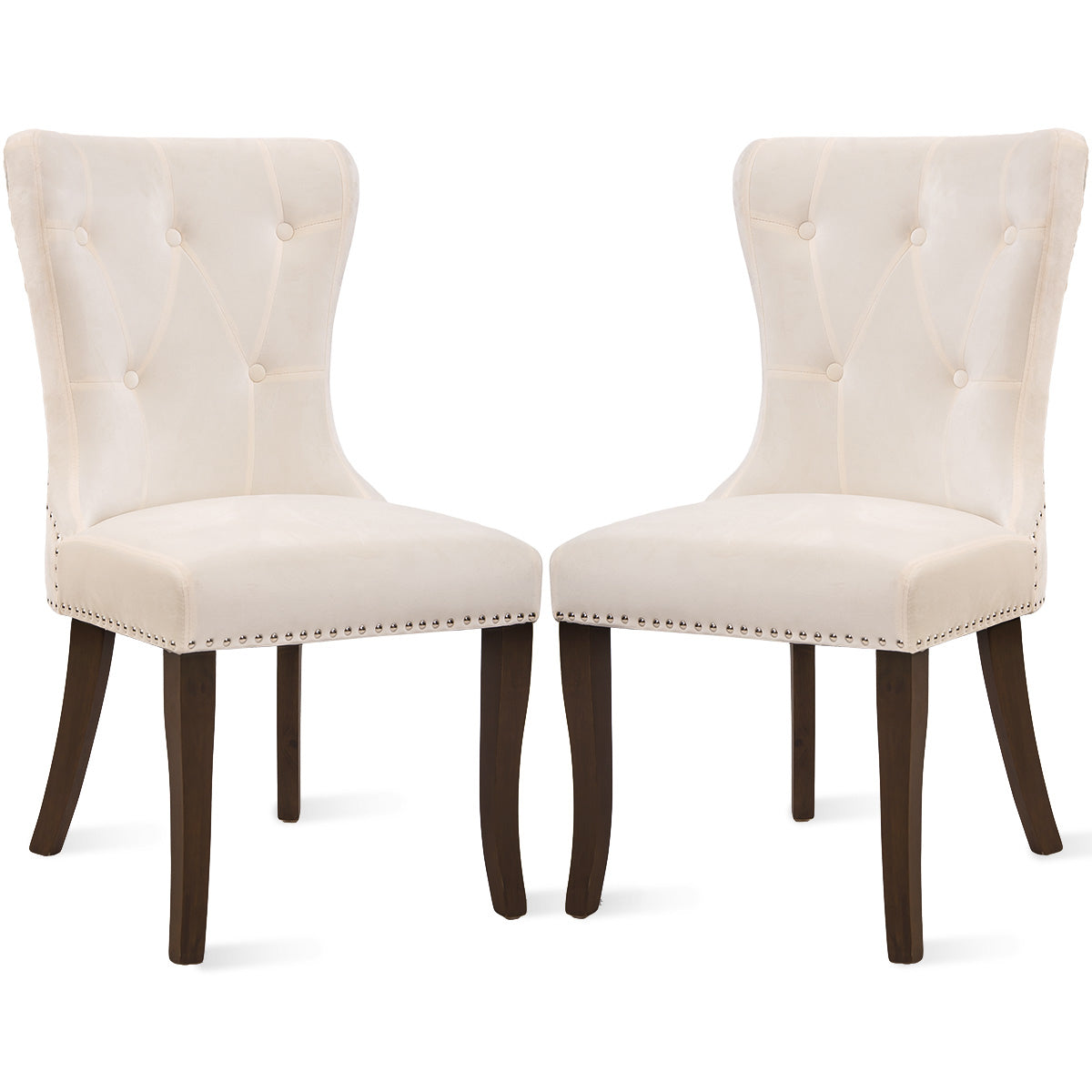 TOPMAX Cream Dining Chair Set of 4