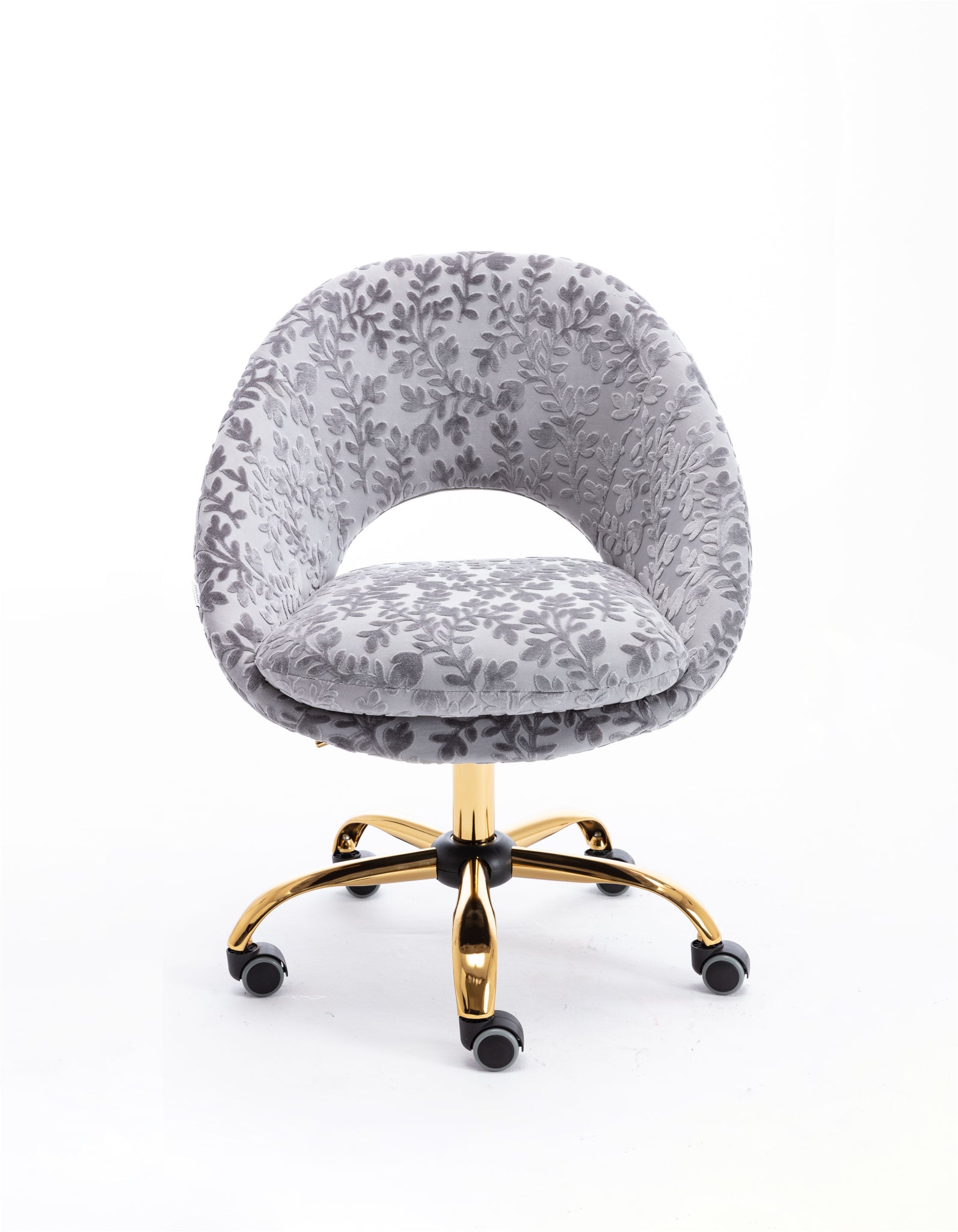 Grey Swivel Office Chair