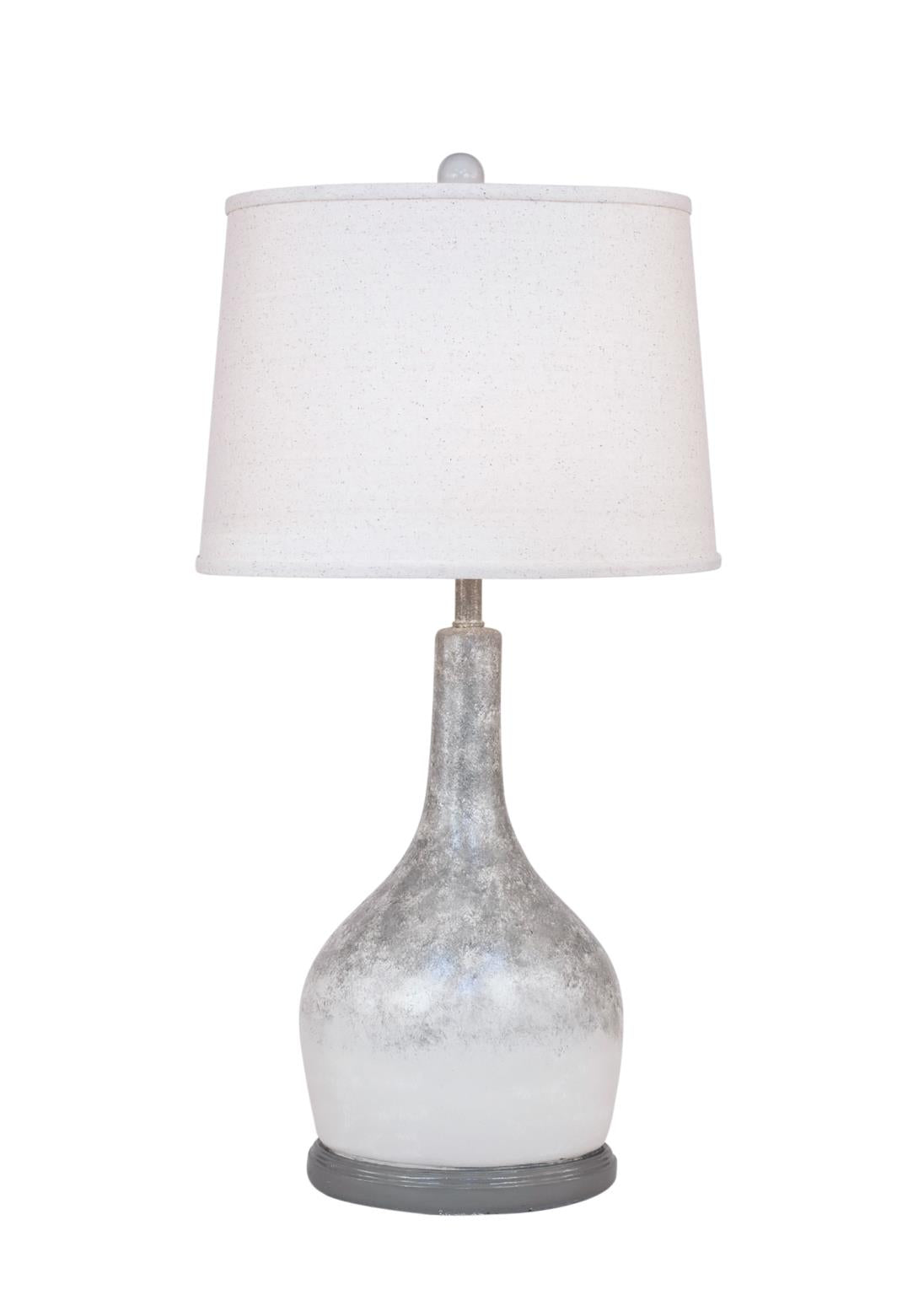 Ombre Moonlight Beach Oval Table Lamp With Matching Base