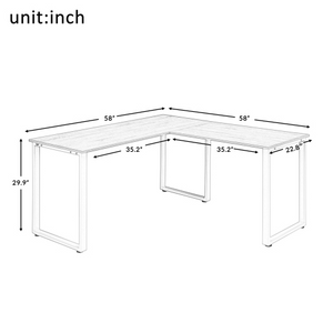 Merax L-Shape Computer Desk